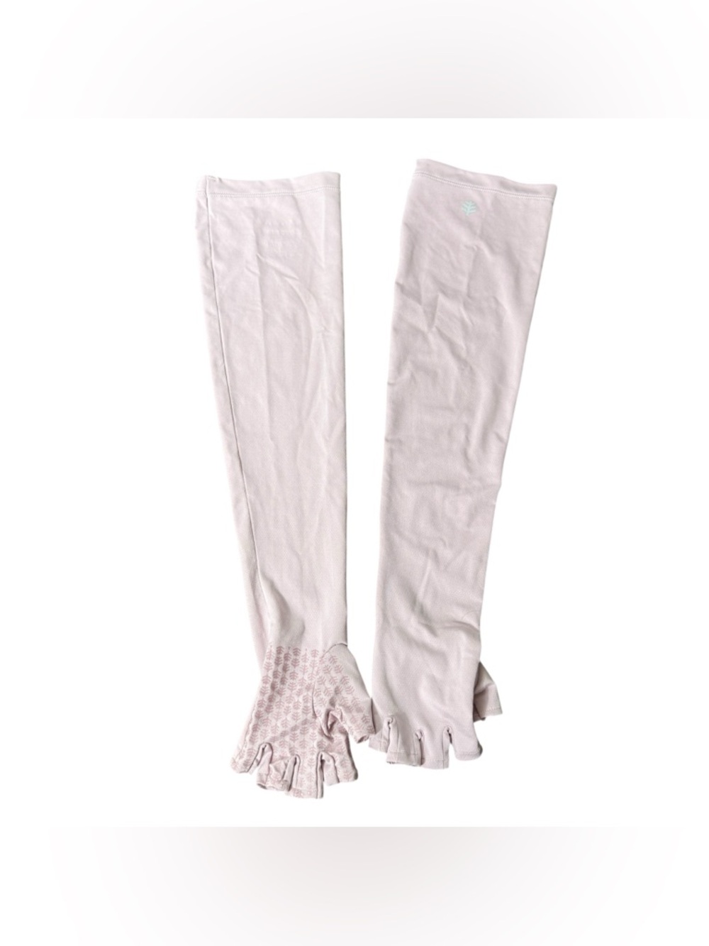 Coolibar Perpetua UV Long Fingerless Sun Gloves, Size L - Picture 4 of 4